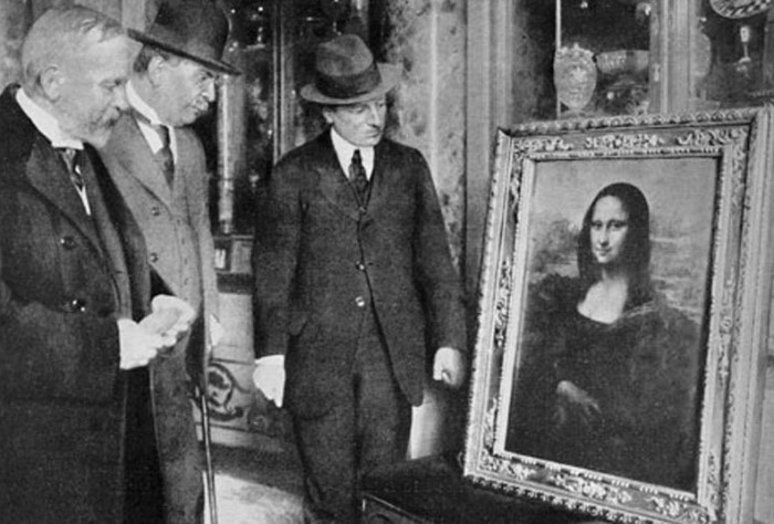 *Мона Лиза* во Флоренции, 1913 | Фото: wordpress.com