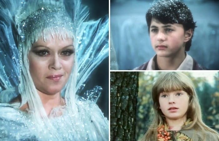 Кадры из фильма *Тайна Снежной королевы*, 1986