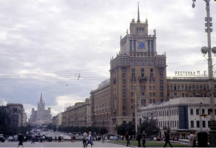 Площадь Маяковского. СССР, Москва, 1963 год.