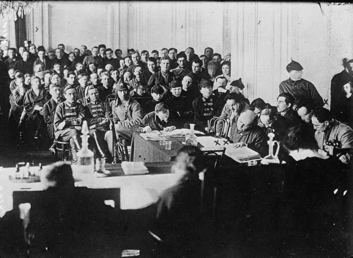Заседание совета уголовно-судебной коллегии в Москве. 