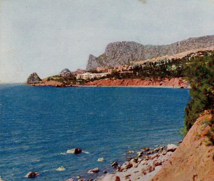 Посёлок на южном берегу. Крым, 1925 год. 