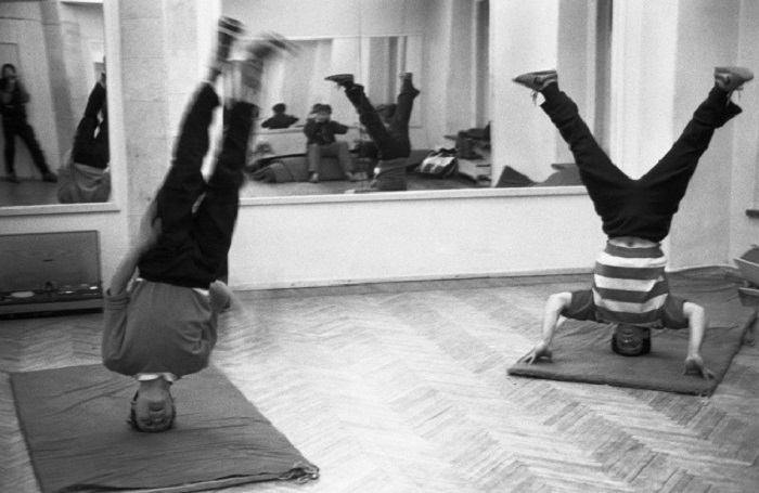 Гимнастические упражнения. СССР, Новокузнецк, 12 февраля 1988 года.