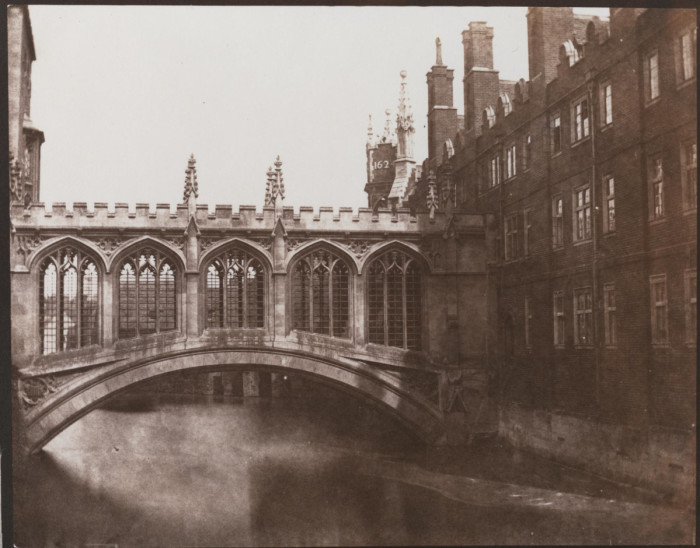  Мост вздохов, колледж Святого Иоанна в Кембридже в 1844 году. 