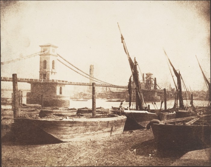 Мост Хангерфорд в Лондоне в 1845 году.