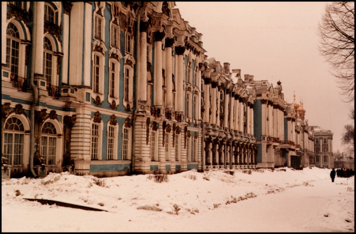 Екатерининский дворец. СССР, Ленинград, 1985 год.