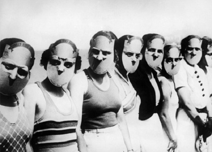 Участницы конкурса Мисс прекрасные глаза. США, Флорида, 1930 ГОД.