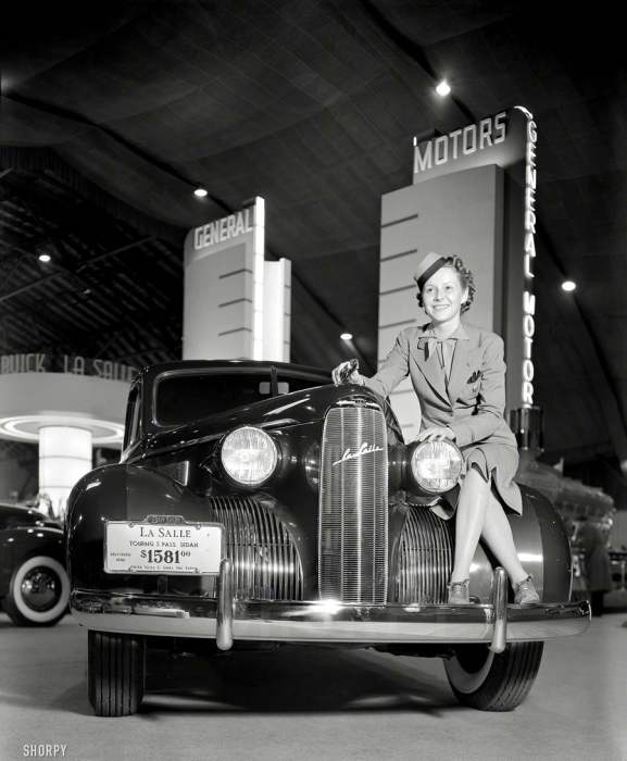 Выставочные экспонаты от компании Дженерал Моторс 1939 год.