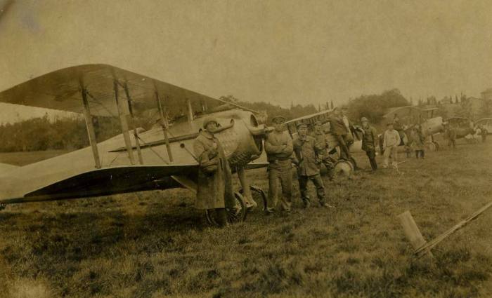 Самолеты на старте. Петергофский аэродром, 1922 год.