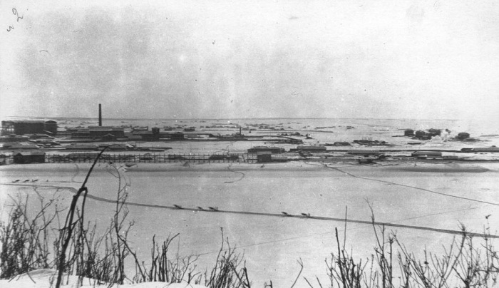 Вид на всю территорию коксохимического завода. Село Щегольское, 1920-е годы. 