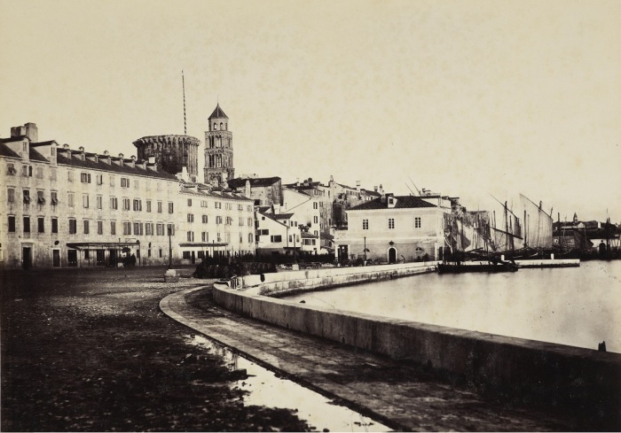  Вид на набережную в Спалатро. 20 февраля 1862 года. 