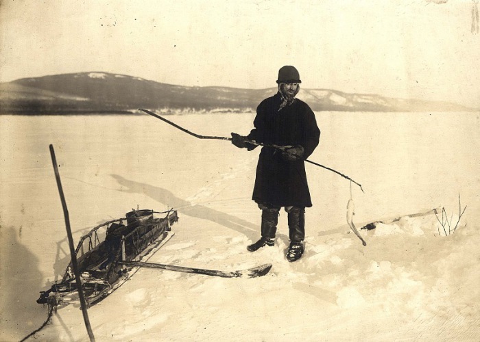 Ловля рыбы на реке Ангаре. Енисейский уезд, 1911 год. 