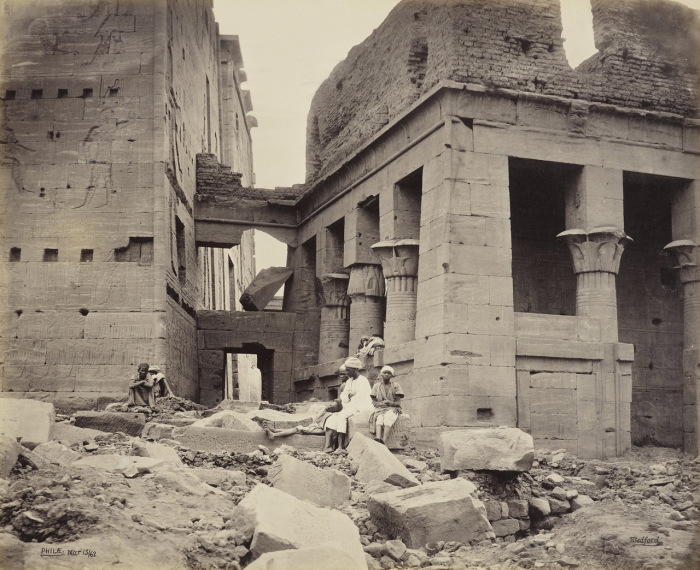 Часовня Гора на северной стороне двора храма Исиды. Филе, 13 марта 1862. 