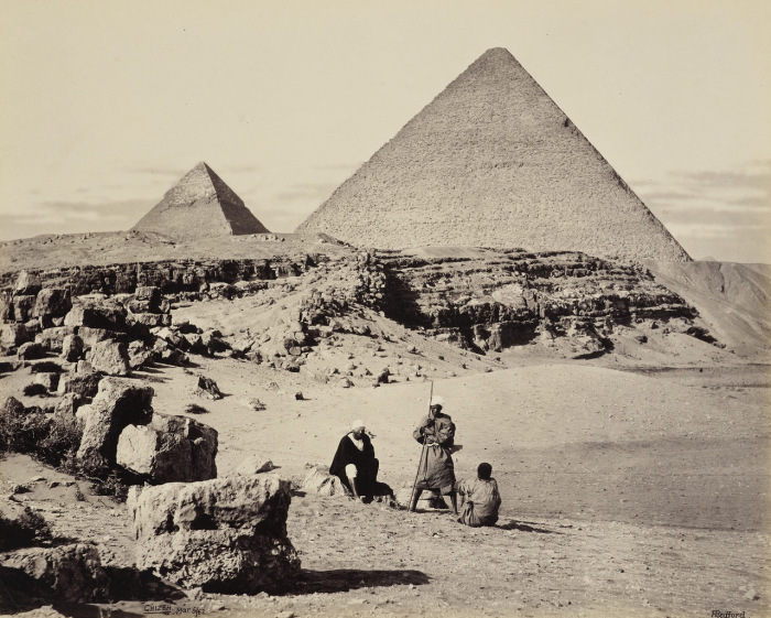 Пирамиды Хеопса и Хефрена. 5 марта 1862 года. 