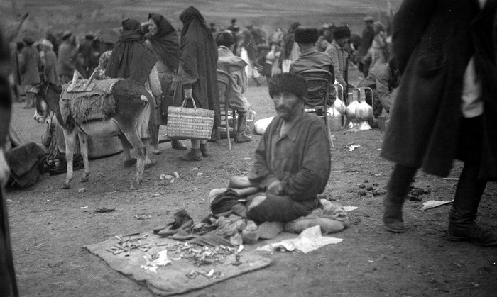 Рынок в ауле. Дагестан, 1933 год.
