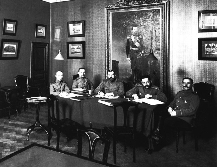Офицерский суд чести лейб-гвардии 1-й артиллерийской бригады. Россия, 1913 год.