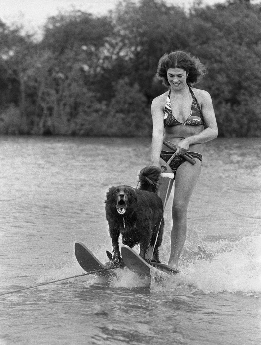 На озере, 1984 год.