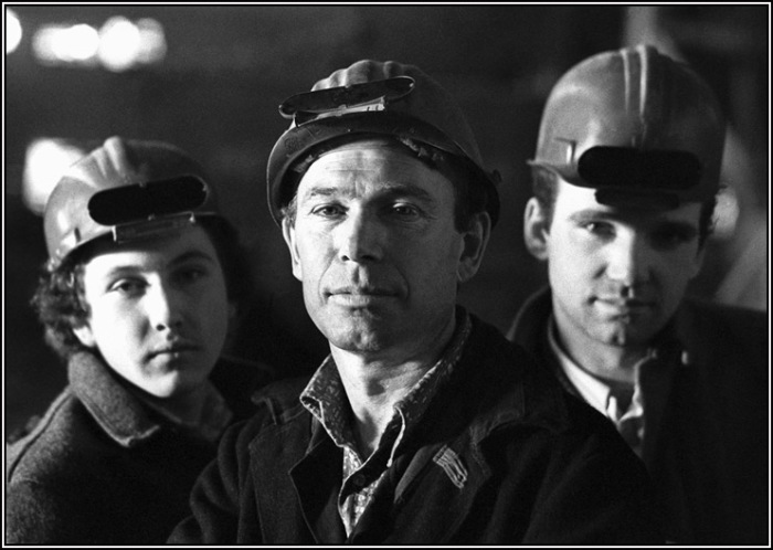 Трое работников Люблинского литейно-Механического завода.