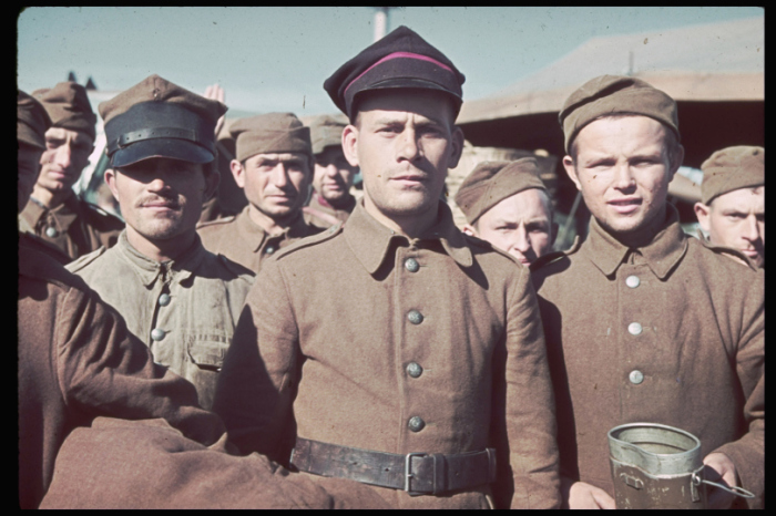 Пленные солдаты польской армии. Польша, 1939 год.