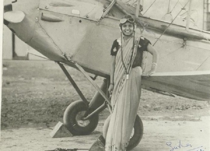 Первая женщина в Индии, которая получила лицензию пилота.