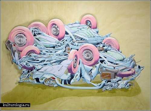 «Аварии» - серия картин Скотта Теплина (Scott Teplin)
