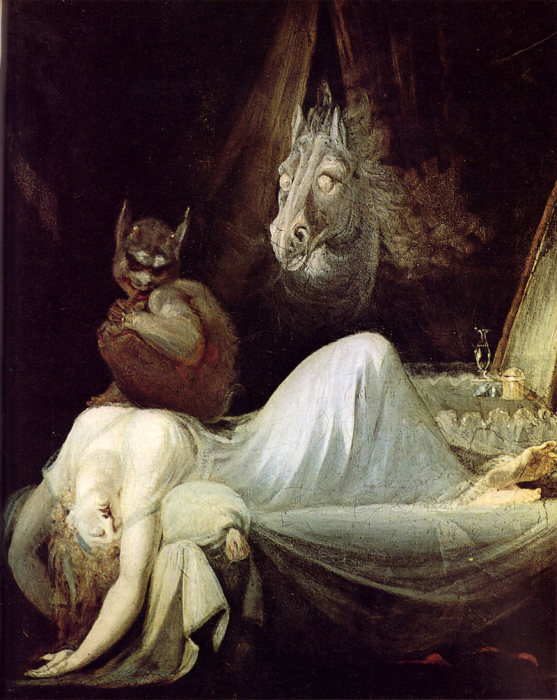 Другая версия «Кошмара». Генри Фюзели, 1790-1791 гг. | Фото: commons.wikimedia.org.