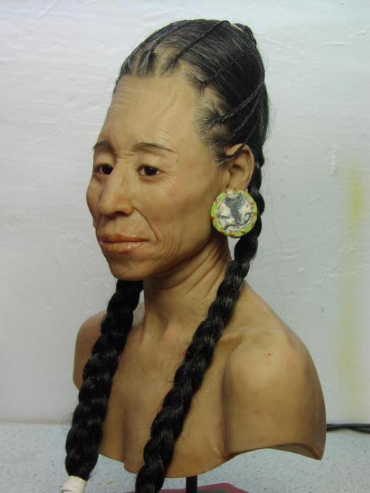 Реконструкция внешности женщины культуры Наска. | Фото: praeparator.ch.