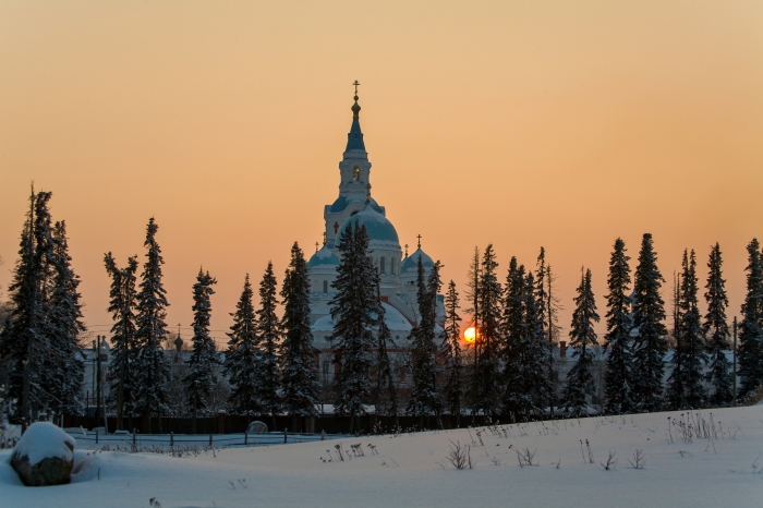 Остров Валаам зима