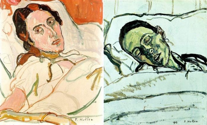 Портрет до гроба: Фердинанд Ходлер писал возлюбленную до последнего дня ее  жизни