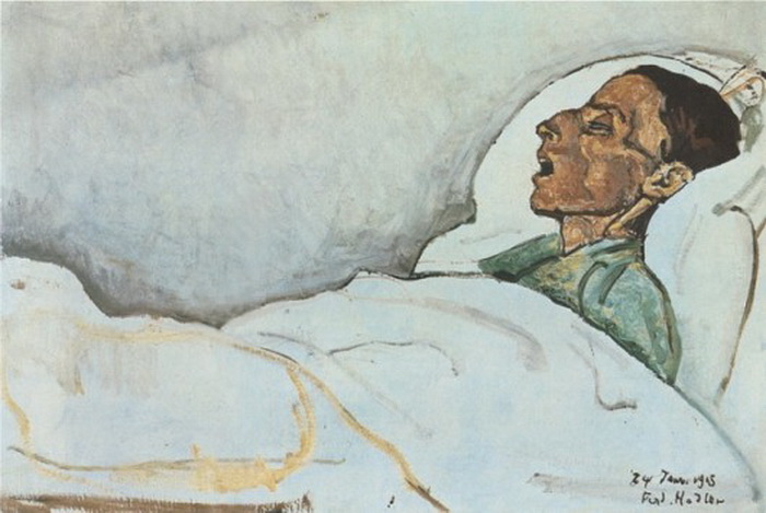 Ходлер Ф. Портрет умирающей Валентин Годе-Дарель, 24 января 1915 г.