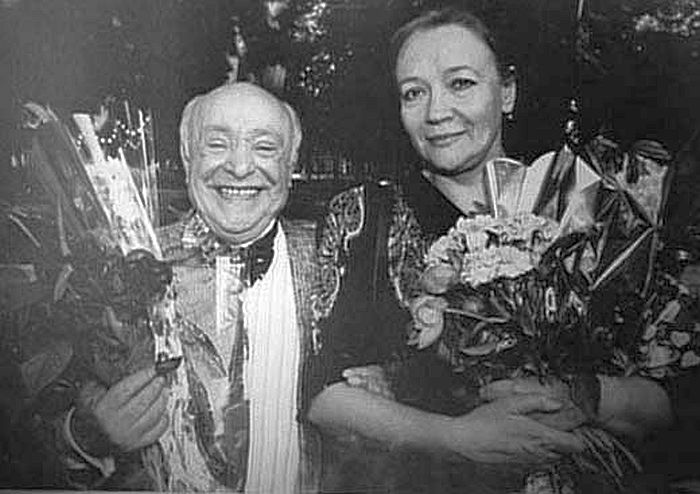Ролан Быков и Елена Санаева. / Фото: www.stuki-druki.com