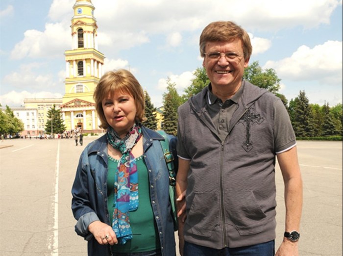 Борис Токарев и Людмила Гладунко. / Фото: www.tvc.ru
