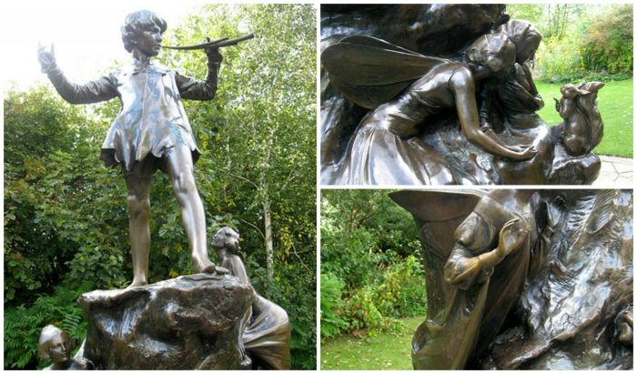Памятник  Питеру Пэну в Кенсингтонских садах. / Фото: www.uaua.info