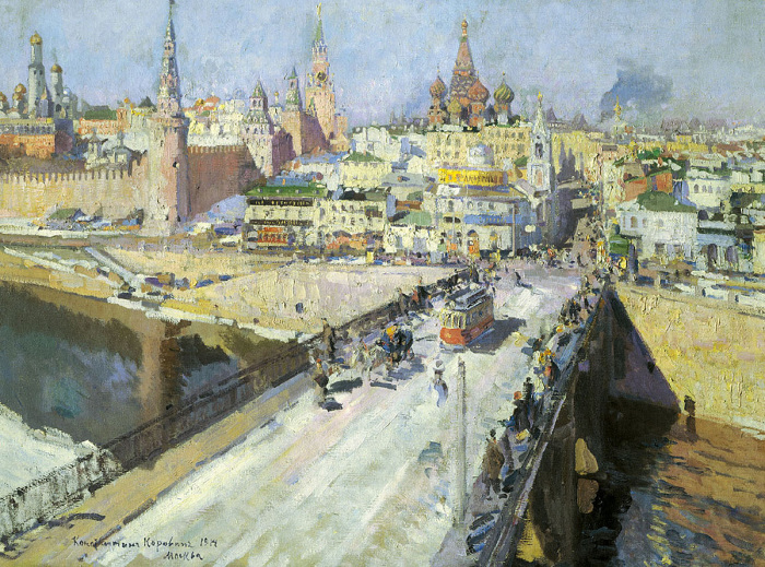 Константин Коровин, «Москворецкий мост», 1914. / Фото: www.regnum.ru