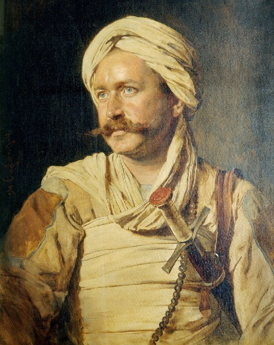 Rudolf von Slatin Pacha (1857-1932). Художник: Генрих фон Ангели.