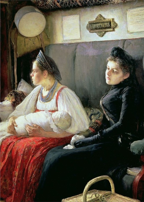 К родным. (1891). Автор: Л.О.Пастернак.