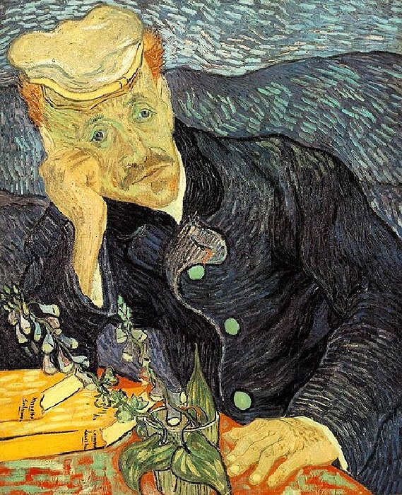  Винсент Ван Гог. «Портрет доктора Поля Гаше». Продан в 1990 году, Christie's. (82,5 млн. долларов).