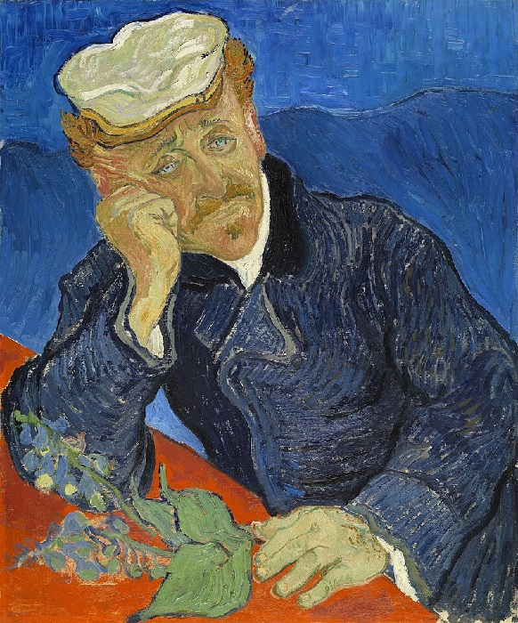  Винсент Ван Гог. «Портрет доктора Поля Гаше» (1890). Второй вариант. Музей Орсе в Париже.
