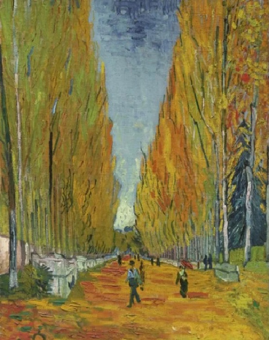 Винсент Ван Гог. «Аллея в Алискане», (1888) - 66 млн. долл. (2015, Sotheby's).