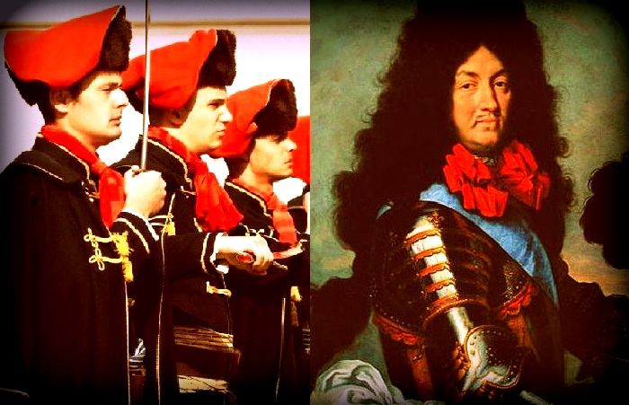 Военная форма хорватов. / Французский король Людовик XIV. 