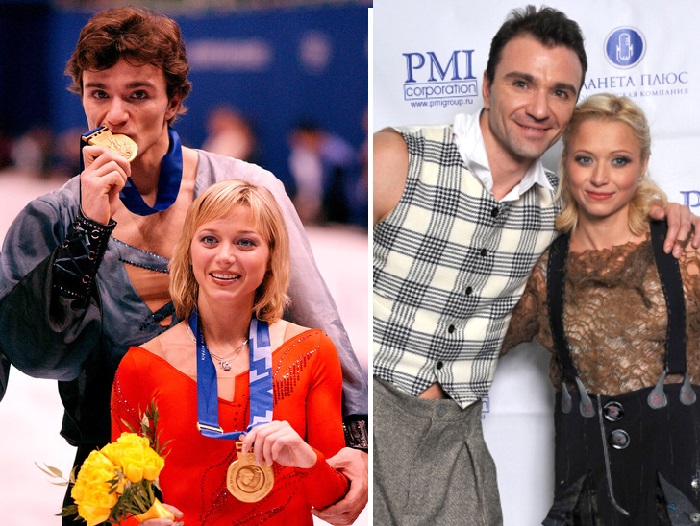Олимпийские чемпионы 2002 года. Елена Бережная и Антон Сихарулидзе.
