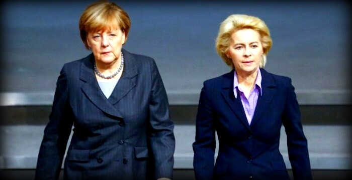Ангела Меркель <br>и Урсула фон дер Ляйен.