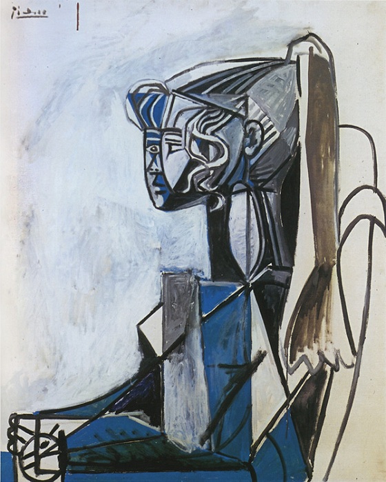 Пабло Пикассо. Портрет Сильветт. 1954