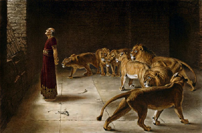 «Даниил во рву львином». Автор: Брайтон Ривьер. 