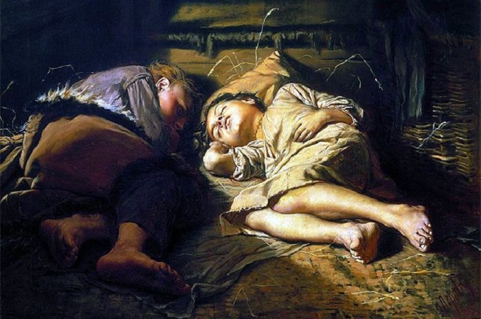 Спящие дети. Автор: Василий Григорьевич Перов.