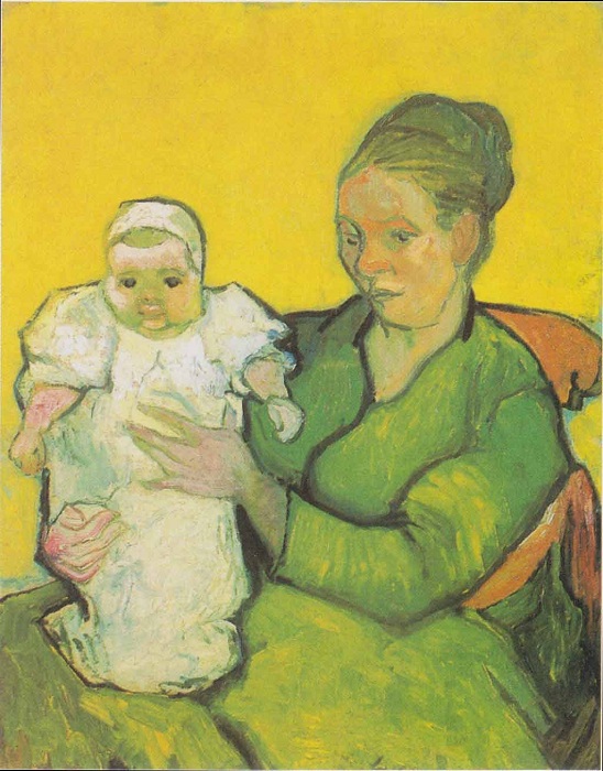 Син с ребенком. Автор: Ван Гог.