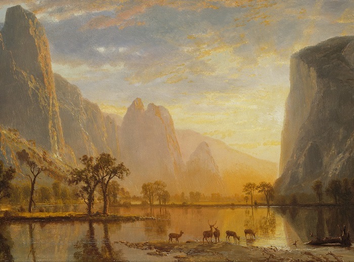 «Долина Йосемити», 1864 год. Художник: Альберт Бирштадт.