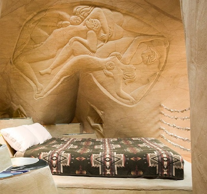 Спальня в пещере Ра Полетта.