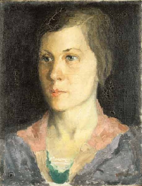 Портрет Натальи, жены художника. Автор: Казимир Малевич.