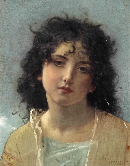 Маленькая красавица (The little beauty). (1888). Автор: Leon Bazile Perrault.