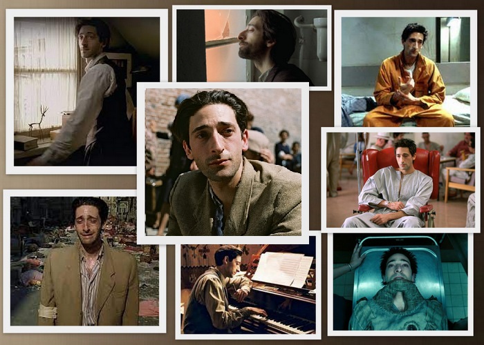 Эдриан Броуди в кинофильмах «Пианист». (2002). «Пиджак» (2005).